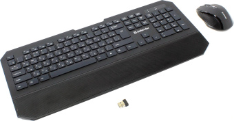 Комплект беспроводной (клавиатура+мышь) Defender Berkeley C-925 USB Wireless черный