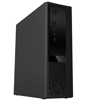 Корпус Powerman PS201 Desktop 300W   Mini-ITX Black