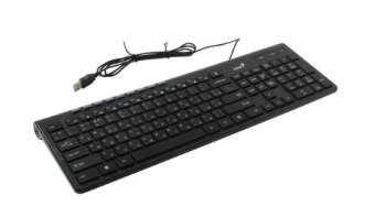 Клавиатура проводная Genius SlimStar 230II USB Black