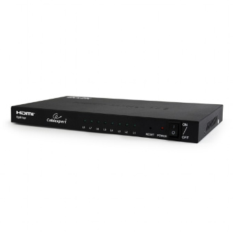 Разветвитель видеосигнала .8 port HDMI (1in --> 8out, 1920х1200, 1080p) Cablexpert DSP-8PH4-03