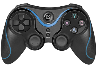 Геймпад Defender Blaster (Bluetooth, USB, Android, PC, PS3, Li-Ion) black