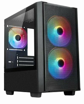 Корпус XASTRA A400M FRGB mATX чёрный