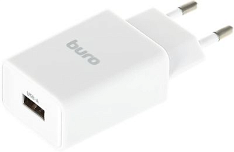 Сетевое зарядное устройство Buro BUWA1 10W USB-A White