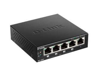 Коммутатор .5 port D-Link DES-1005P/B1A 100 Мбит/сек 4*PoE