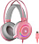 Наушники проводные A4Tech Bloody G521 (микрофон, 20 - 20 000 Гц, 105дБ, подсветка, USB, 2.3м) розовый