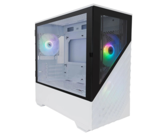 Корпус 1STPLAYER D7-WH-3F7 ARGB mATX белый