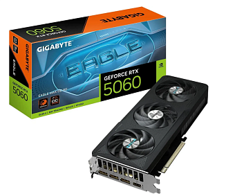 Видеокарта 8Gb Gigabyte GV-N5060EAGLEMAX OC-8GD (RTX5060) GDDR7 HDMI DP