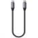Кабель USB-C < - > USB-C, 0.25м, Satechi ST-TCC10M Space Gray (серый)