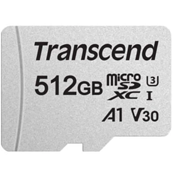 Карта памяти microSD 512Gb Transcend microSDXC Class 10  + адаптер SD
