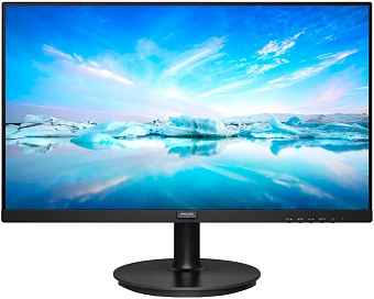 Монитор 21.5" PHILIPS 222V8LA (VA 1920x1080 4ms 75Hz VGA HDMI DP Speakers) Black