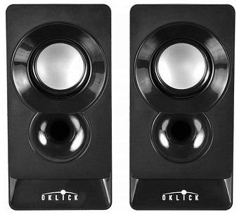 Акустическая система OKLICK OK-165 (2x3W питание от USB) black