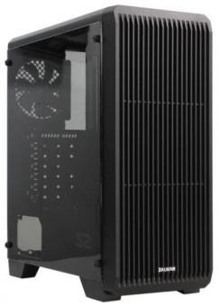 Корпус Zalman S2 (MidiTower, 2*USB2.0, 1*USB3.0, ATX, без БП) чёрный