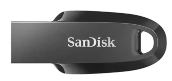 Флешка 32Gb SanDisk CZ550 Ultra Curve, USB 3.2 черный