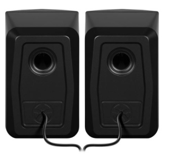 Акустическая система Defender Solar 1 (2x3W, подсветка, питание от USB) черный
