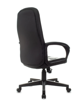 Кресло Бюрократ CH 002 (экокожа, механизм качания, до 120кг) Черный