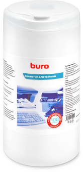 Салфетки BURO BU-ASURFACE - для поверхностей туба 100шт влажных