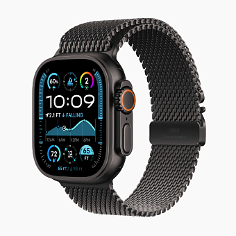 Смарт-часы Apple Watch Ultra 2 2024 49mm Titanium Milanese Loop Black (черный)