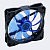 Вентилятор для корпуса 120mm Digma DFAN-LED-BLUE 3-pin Molex LED черный