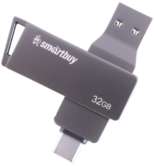 Флешка 32Gb SmartBuy MC45 Phantom Metal Dual