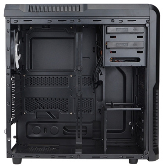 Корпус Zalman Z3 PLUS (Miditower, 200x470x450mm 3*USB, без БП, ATX) Black
