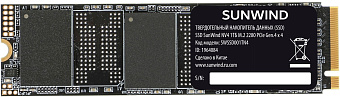 Накопитель SSD M.2 1Tb SunWind NV4 SWSSD001TN4 (PCI-E 4.0 x4, 4500/2700 Мбайт/сек)