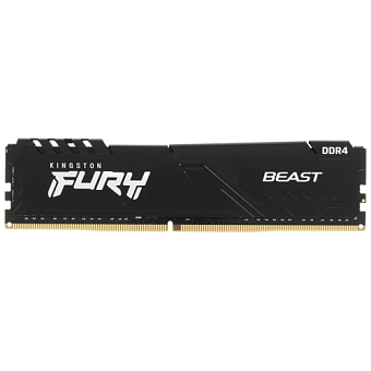 Модуль памяти DDR4 8Gb PC4-25600 3200MHz Kingston Fury Beast Black
