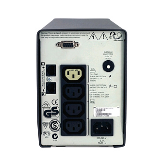 ИБП APC Smart-UPS SC SC620I 390Вт 620ВА черный