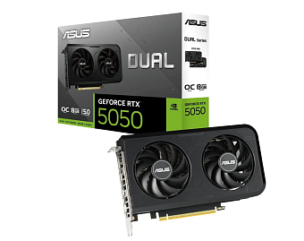 Видеокарта 8Gb ASUS DUAL-RTX5050-O8G (RTX5050) GDDR6 128-bit HDMI DP