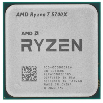 Процессор Socket-AM4 AMD Ryzen 7 5700X (3.4/32Mb/65W/8C16T) OEM