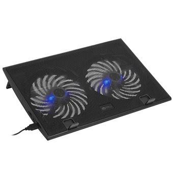 Подставка для ноутбука 17" Digma D-NCP170-2, черный