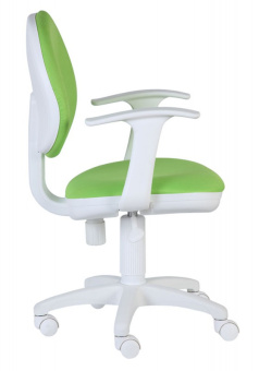 Кресло Бюрократ CH-W356AXSN (ткань, пруж.-винт. мех. качания, крест. пластик, до 100 кг) Салатовый