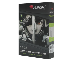Видеокарта 1Gb AFOX AF210-1024D3L5-V2 (GF210) GDDR3 DVI HDMI VGA