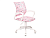 Кресло Бюрократ BUROKIDS 1 W (ткань, без мех. качания, крест. пластик, до 120 кг) Розовый, единороги