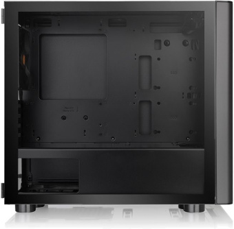 Корпус Thermaltake V150 TG (MiniTower, 1*USB3.0, 2*USB2.0, Tempered Glass, mATX, без БП) Black