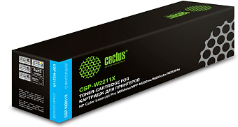 Картридж лазерный Cactus CSP-W2211X для HP M255/MFP M282/M283 голубой