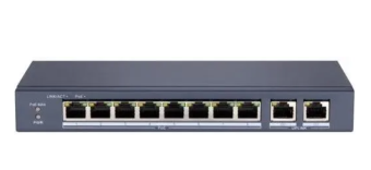 Коммутатор 10 port HiWatch DS-S1008P 1000 Мбит/сек 8*PoE
