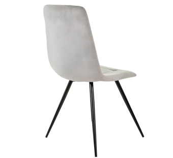 Кресло Бюрократ CH-K1 св.серый Holland 09 металл черный на ножках (CH-K1_1/HL09)