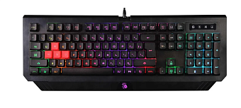 Клавиатура проводная A4Tech Bloody B120N Rainbow подсветка Black