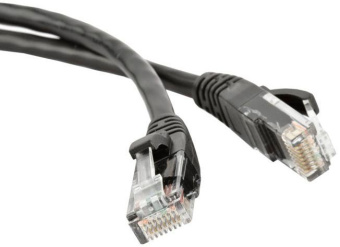 Кабель патч-корд Patch cord кат.5e  5.0м, Cablexpert, многожильный, черный