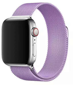 Ремешок Gurdini Milanese Loop Apple Watch 38/40/41mm Light Purple