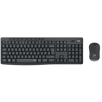 Комплект беспроводной (клавиатура+мышь) Logitech MK295 Wireless Combo Silent USB Black