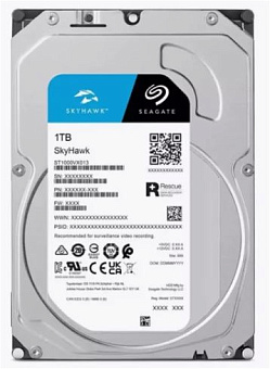 Жесткий диск SATA 1Tb Seagate Video Skyhawk 5400rpm 256Mb SATA-3