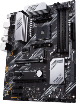 Материнская плата Socket AM4 ASUS PRIME B550-PLUS (B550) 4*DDR4 3*PCI-Ex1 2*PCI-Ex16 6*SATA 2*M.2 HDMI DP ATX
