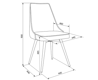 Кресло Бюрократ CH-K4_SP_2 с повор.мех. комплект 2шт т.серый Holland 18 металл черный на ножках