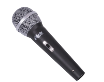 Микрофон Ritmix RDM-150 jack 3.5/6.3 мм проводной черный