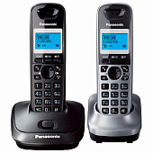 Радиотелефон Panasonic DECT KX-TG 2512 RU2 (АОН, +доп. трубка, спикерфон, полифония, черный)