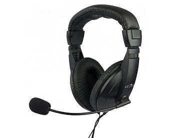 Наушники проводные Oklick HS-M137V (микрофон, мониторные закрытые, 20-20 000 Гц, 96 дБ, 1.8 м) Black