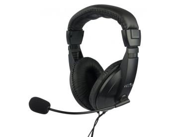 Наушники проводные Oklick HS-M137V (микрофон, мониторные закрытые, 20-20 000 Гц, 96 дБ, 1.8 м) Black