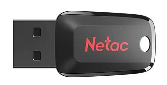 Флешка 4Gb Netac U197 USB2.0 пластиковая, черная