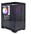 Корпус 1STPLAYER MI2-BK-3F1 mATX чёрный